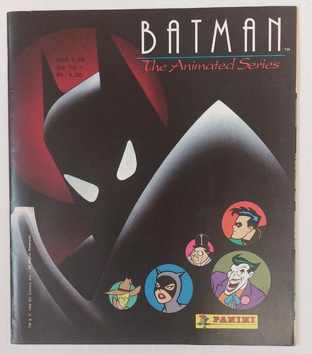 Batman The Animated Series - Sticker-Album 1993 Zustand Z1-2