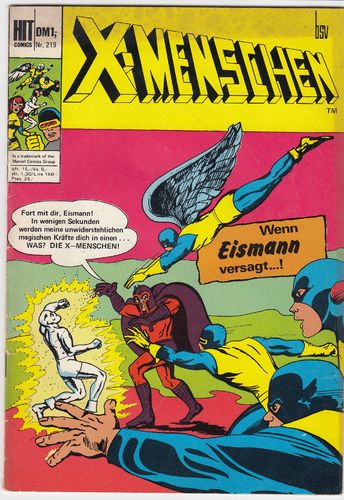 Hit Comics  [Jg. 1966-73] [Nr. 0219] [Zustand Z2] - X-Menschen