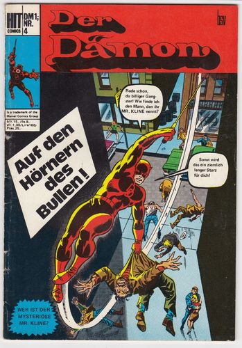Hit Comics  [Jg. 1966-73] [Nr. 0004 [Zustand Z2] - Der Dämon