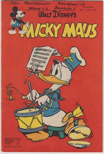 Micky Maus [Jg. 1953] [Nr. 0004] [Zustand Z2-3]