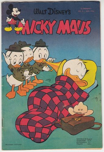 Micky Maus [Jg. 1954] [Nr. 0005] [Zustand Z2]