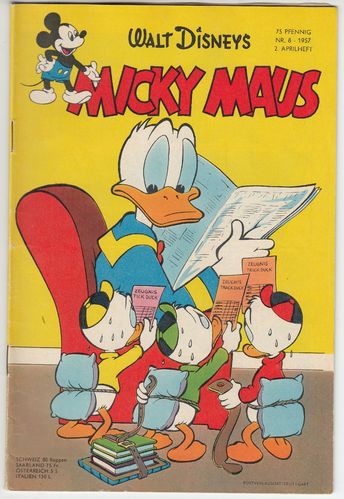 Micky Maus [Jg. 1957] [Nr. 0008] [Zustand Z2]