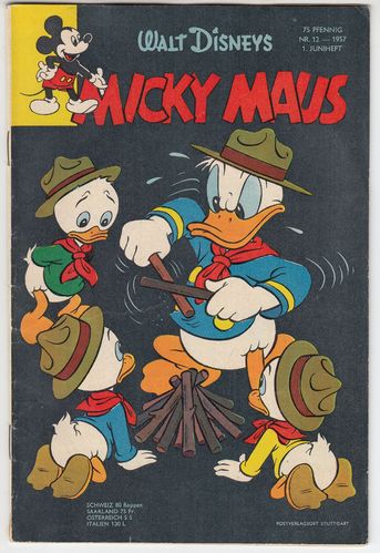 Micky Maus [Jg. 1957] [Nr. 0012] [Zustand Z2]
