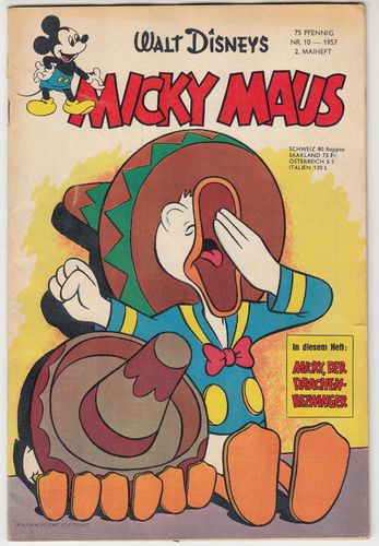 Micky Maus [Jg. 1957] [Nr. 0010] [Zustand Z2-3]