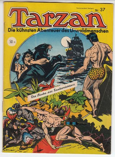 Tarzan [Jg. 1952-58] [Nr. 0037] [Zustand Z2]