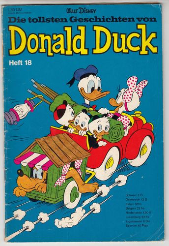 Tollsten Geschichten von Donald Duck, Die [Jg. 1965-heute] [Nr. 0018] [Zustand Z2-3]