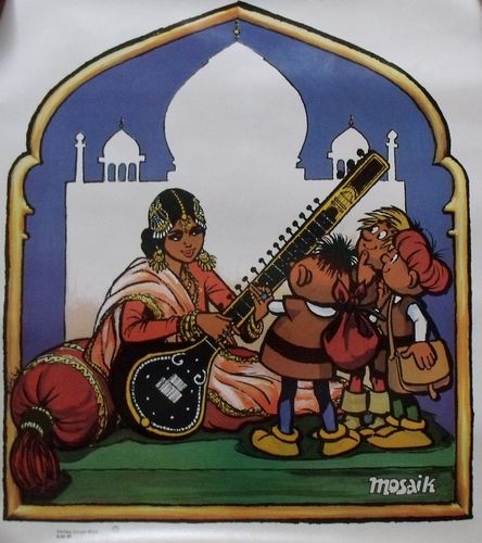 Abrafaxe Poster Indien 80er Jahre