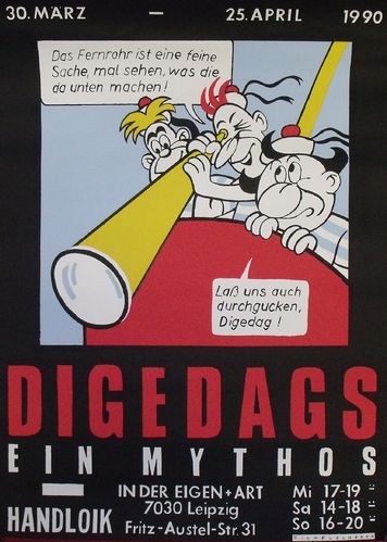 Digedags Plakat Handloik 1990