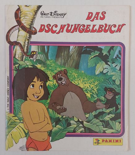 Dschungelbuch Sticker-Album Panini 1987 Zustand Z2