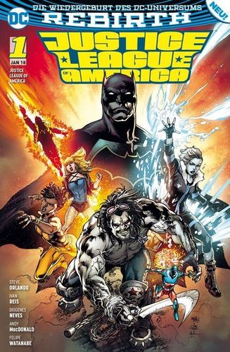 Justice League of America DC Rebirth 1