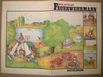 Bastelbogen Feuerwehr [Jg. 1985] [Zustand Z1]