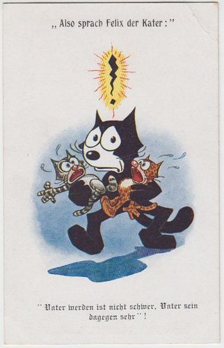 Felix der Kater - Postkarte um 1930