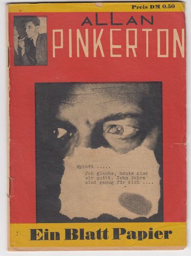 Allan Pinkerton [Jg. 1948-50] [Nr. 0001] [Zustand Z2-3]