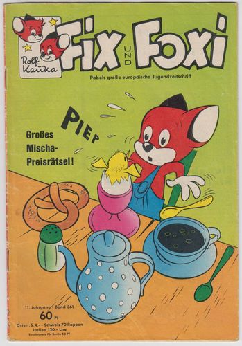 Fix und Foxi [Jg. 1953-67] [Nr. 0361] [Zustand Z2]
