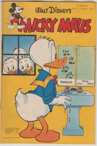 Micky Maus [Jg. 1954] [Nr. 0008] [Zustand Z 2]