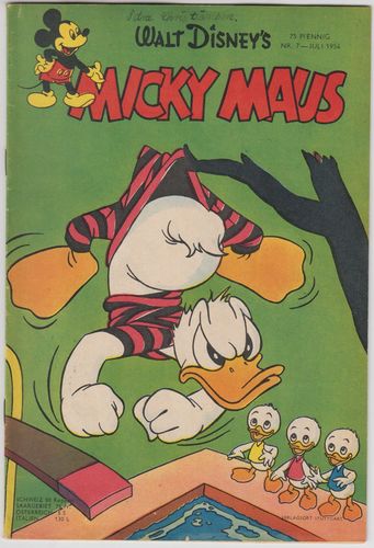 Micky Maus [Jg. 1954] [Nr. 0007] [Zustand Z2]