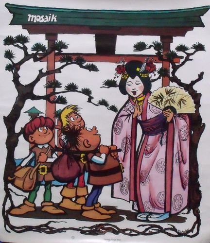 Abrafaxe Poster Japan 80er Jahre