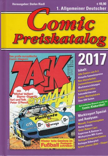 Comic Preiskatalog 2017