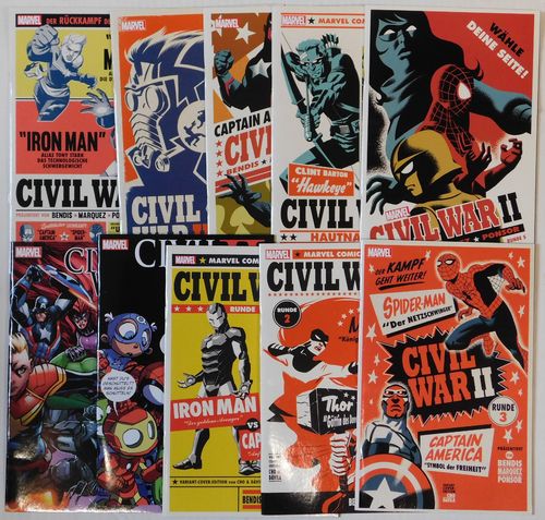 Civil War II Nr. 1-9 - VARIANTCOVER