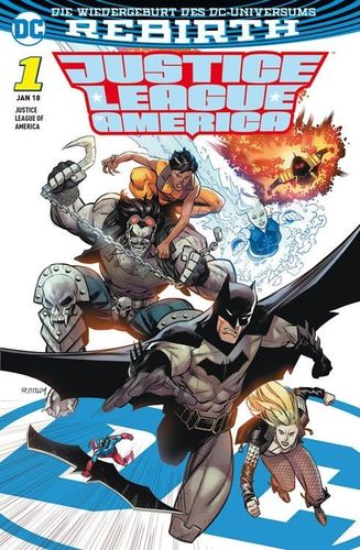 Justice League of America DC Rebirth 1 VC