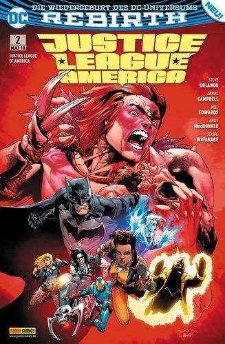 Justice League of America DC Rebirth 2