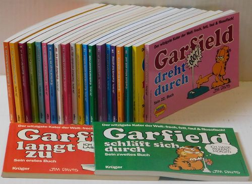 Garfield - Sein 1.- 22. Buch zus. Z1/Z1-2