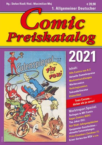 Comic Preiskatalog 2021 HC