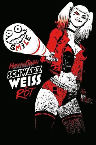 Harley Quinn - Schwarz, Weiß und Rot HC