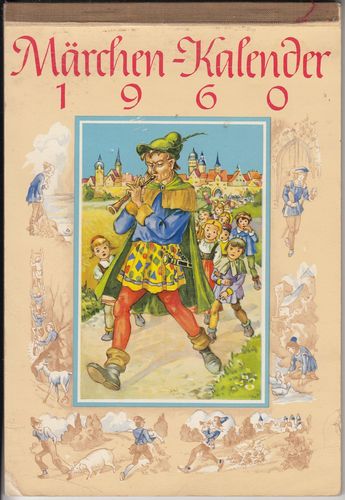 Märchen Kalender 1960 Zustand Z1/Z2