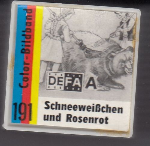 DIA- Rollfilm  Nr. 191 Schneeweißchen und Rosenrot