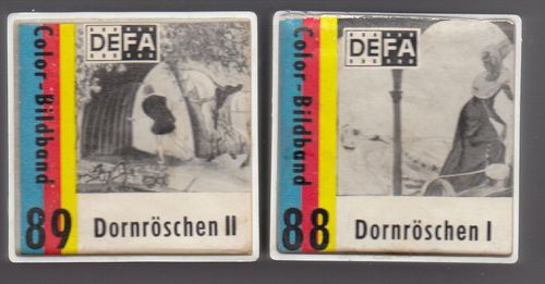 DIA- Rollfilm Nr. 88+89 zus. Dornröschen I + II