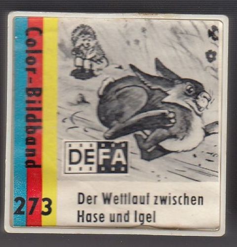 DIA- Rollfilm Nr. 273 Der Wettlauf zwischen Hase und Igel