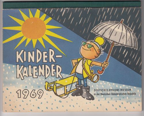KUNDI - Kinderkalender Deutsches Hygienemuseum 1969 Zustand Z1