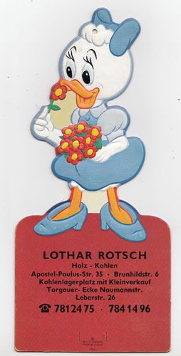 Walt Disney Kalenderhalter - Daisy Duck Zustand Z1-2